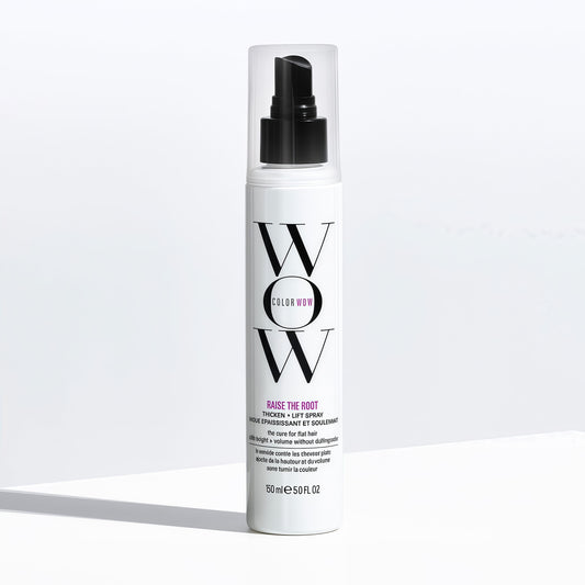 COLOR WOW Raise the Root Thicken + Lift Spray - All-Day Volume for Fine, Flat Hair without dulling color